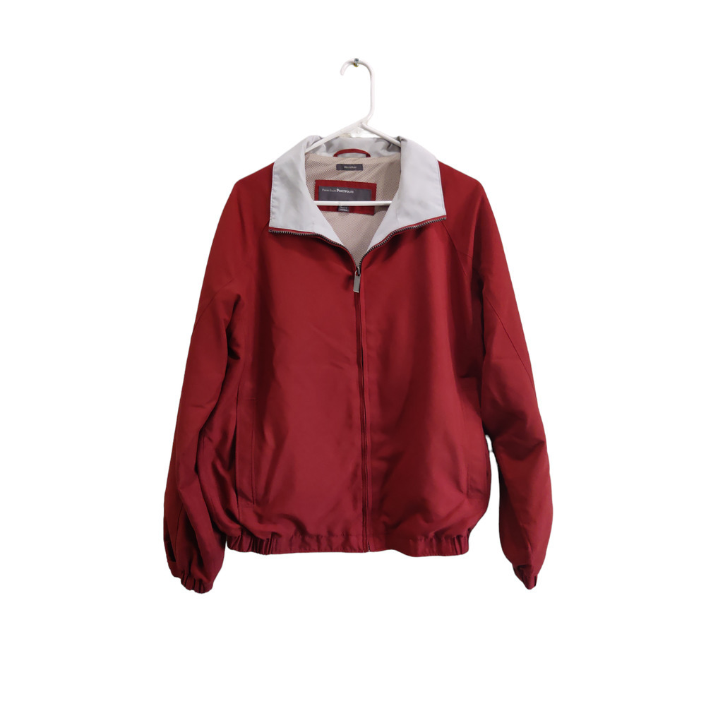 Perry Ellis Portfolio red Jacket #1202